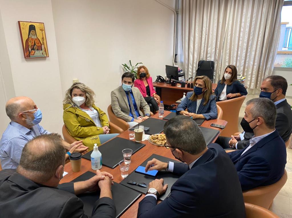 Επίσκεψη Υφυπουργού Υγείας Ζωής Ράπτη στο Ρέθυμνο και στο Αρκαλοχώρι Ηρακλείου