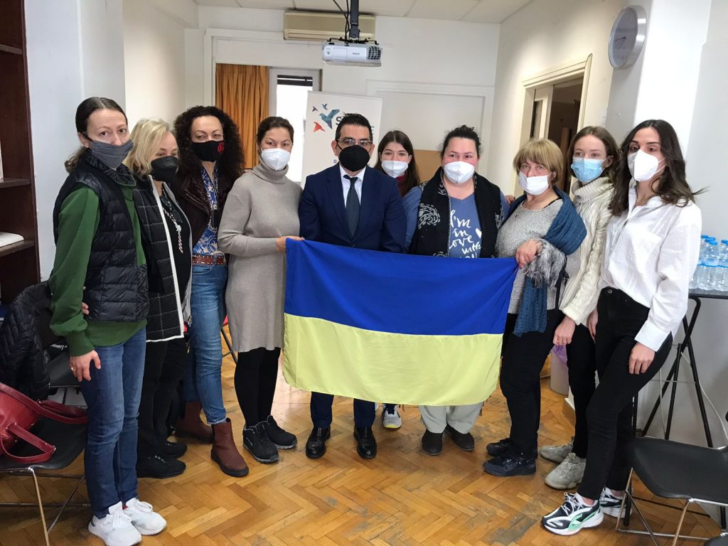 Συνάντηση του ΓΓΚΑκΚτΦ Γιώργου Σταμάτη με την Συντονιστική Επιτροπή των Ουκρανικών Κοινοτήτων στην Ελλάδα