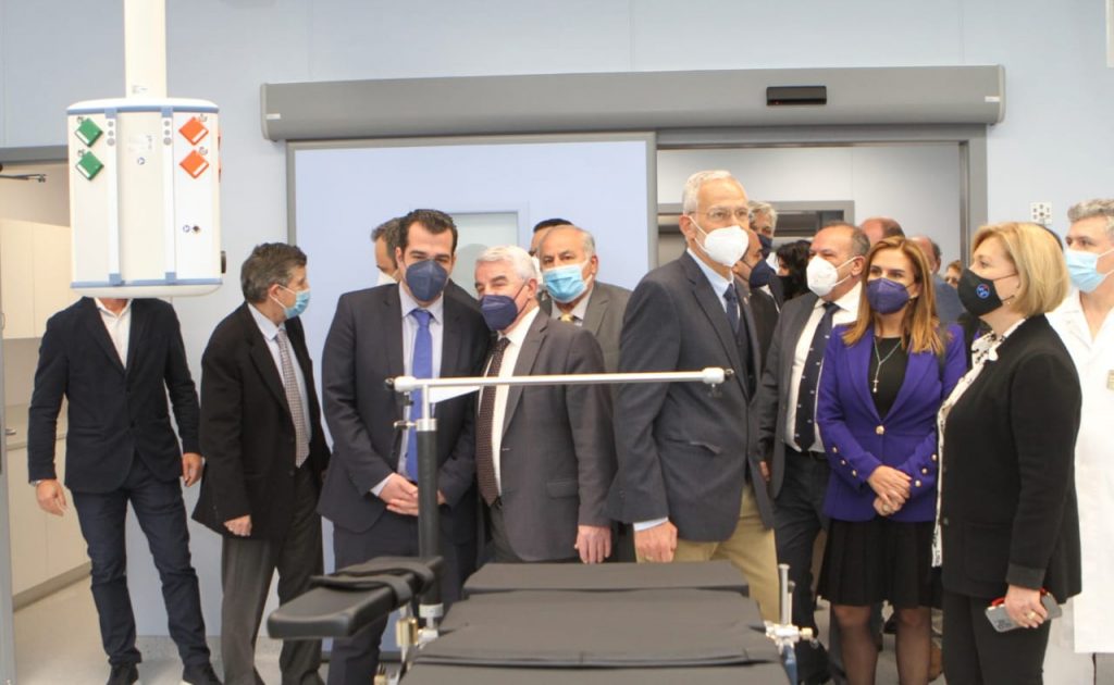 Τα κεντρικά χειρουργεία του Γ.Ν.Ε. "Θριάσιο" εγκαινίασε ο Υπουργός Υγείας Θάνος Πλεύρης