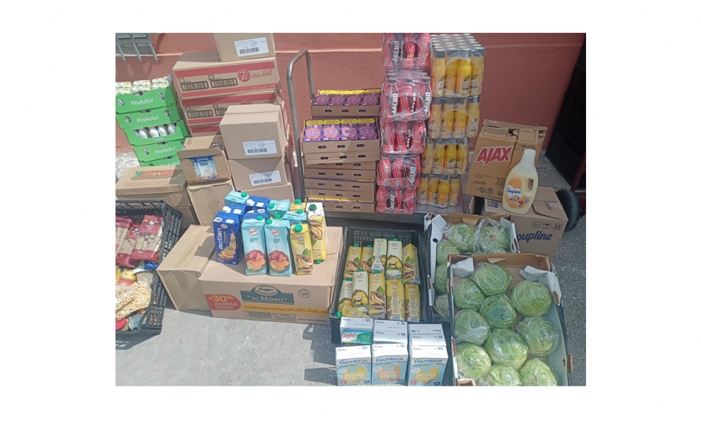Πολύτιμη δωρεά στο Άσυλο Ανιάτων από την Τράπεζα Τροφίμων