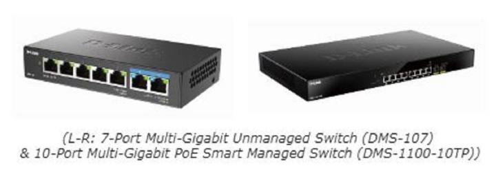 Η D-Link παρουσιάζει τα νέα multi-Gigabit switches