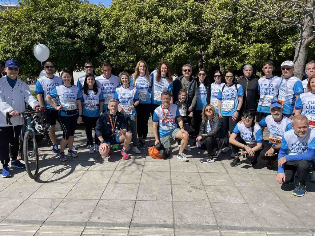 Η ομάδα «Τρέχουμε για να αλλάξουμε το Διαβήτη/ Run to Change Diabetes» της Novo Nordisk Hellas συμμετείχε στον Ημιμαραθώνιο της Αθήνας 2023