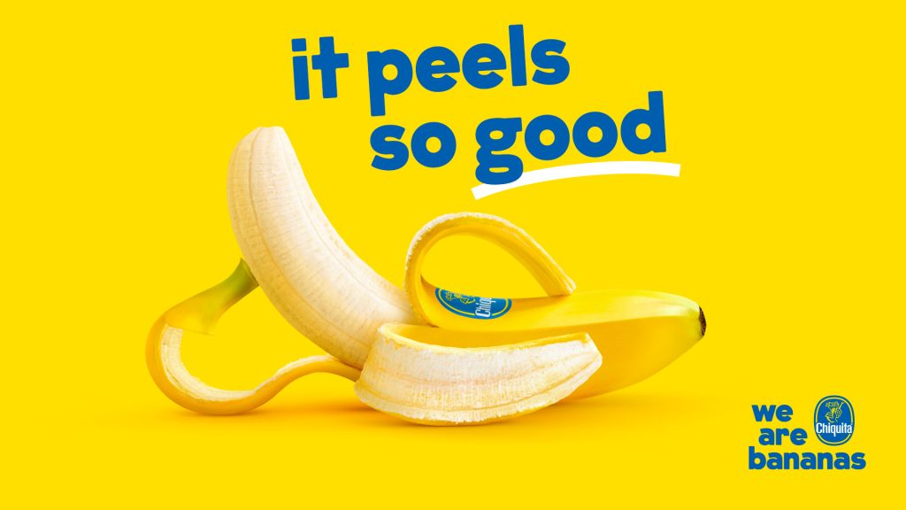 Η παγκόσμια καμπάνια "It Peels So Good” αναδεικνύει την εμβληματική κληρονομιά της μπανάνας Chiquita