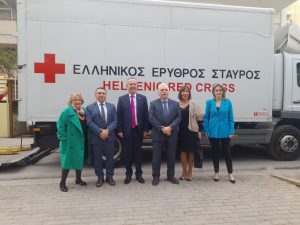 Η Κεντρική Διοίκηση του Ελληνικού Ερυθρού Σταυρού ενίσχυσε το Κοινωνικό Παντοπωλείο του Δήμου Παπάγου-Χολαργού